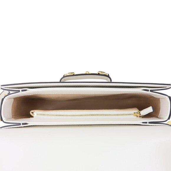 Gucci Horsebit 1955 Small Leather Shoulder Bag Off White - Picture 13 of 15